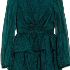 Rachel Parcell Green Tiered Dress